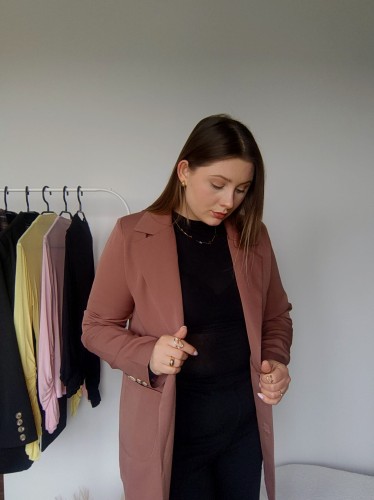 Marynarka Nina brązowa