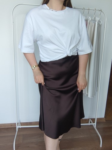 Spódnica Lukrecja brązowa UNI