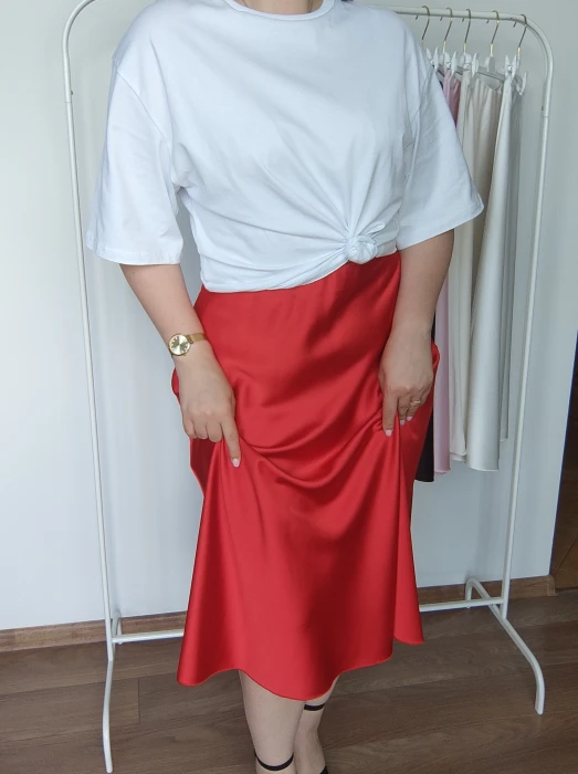 Spódnica Lukrecja czerwona UNI