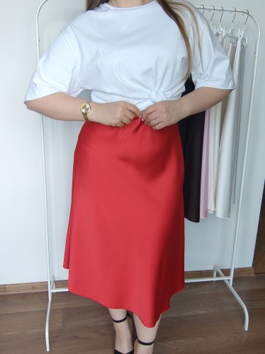 Spódnica Lukrecja czerwona UNI