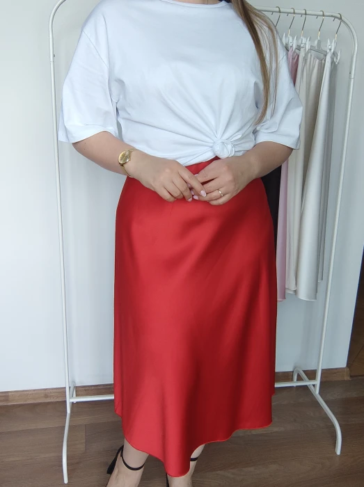 Spódnica Lukrecja czerwona UNI