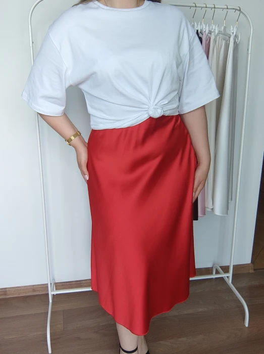 Spódnica Lukrecja czerwona UNI