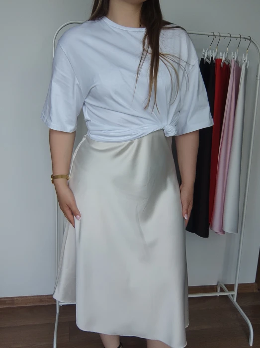 Spódnica Lukrecja kremowa UNI
