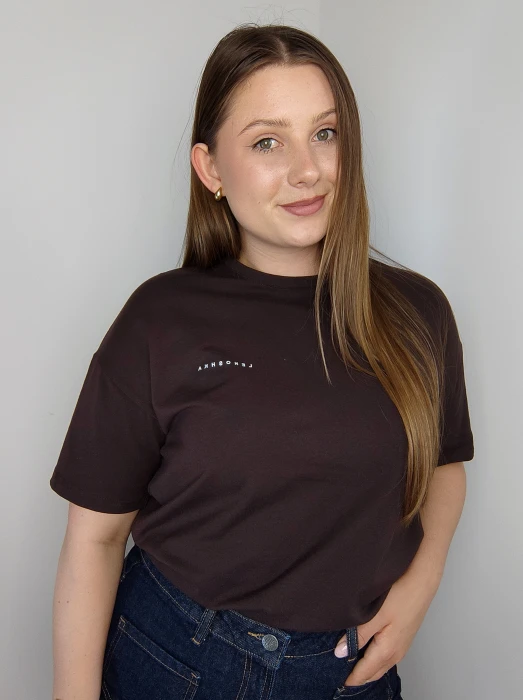 T-shirt Lenoshka brązowy UNI