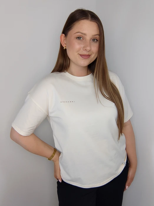 T-shirt Lenoshka śmietankowy UNI