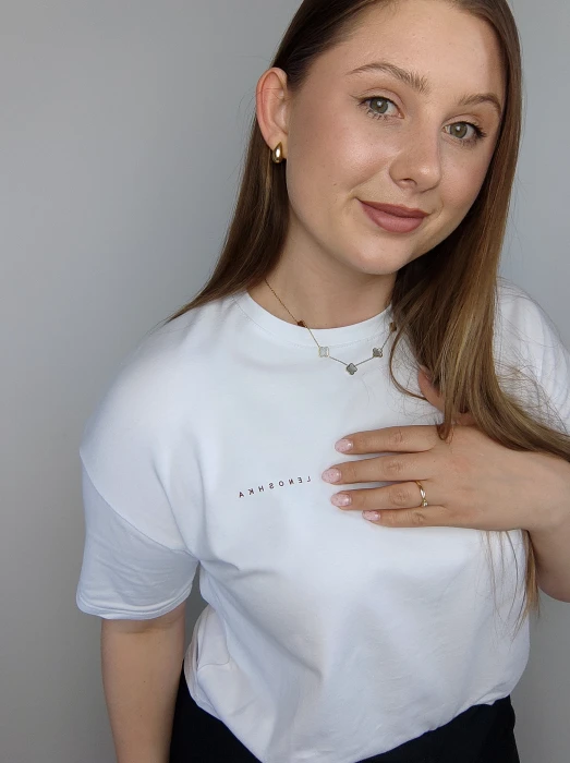 T-shirt Lenoshka biały UNI