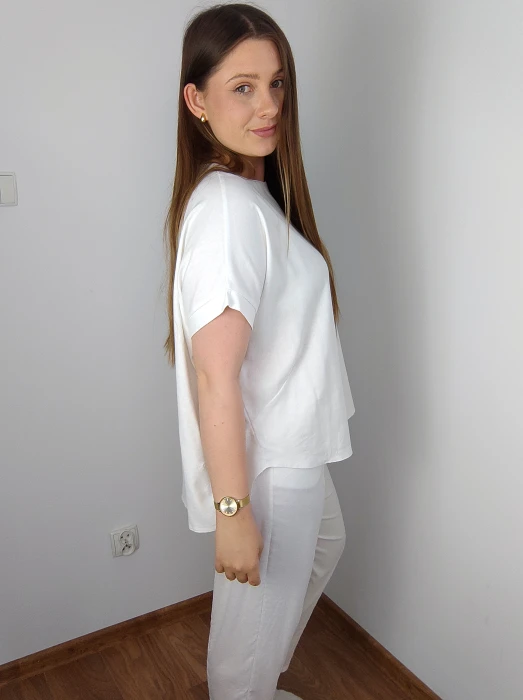 Komplet lniany Elza ecri