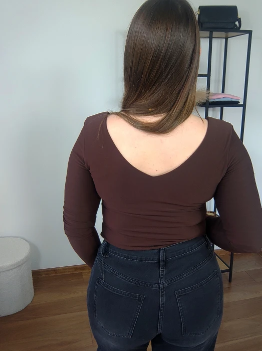 Bluzka Vivi brązowa